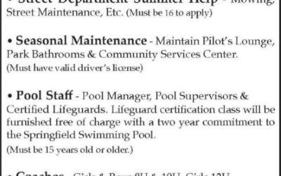 NOW ACCEPTING APPLICATIONS