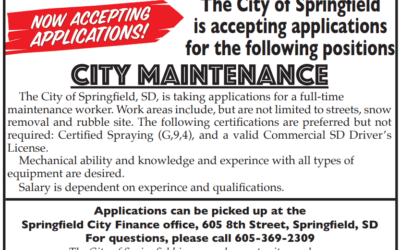 Streets Maintenance Position